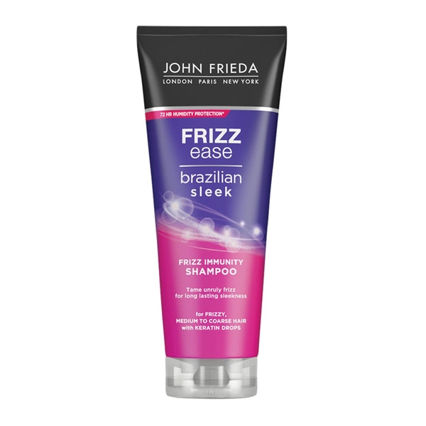 JOHN FRIEDA Frizz-Ease Brazilian Sleek Frizz Immunity Shampoo Szampon Do Włosów 250ml